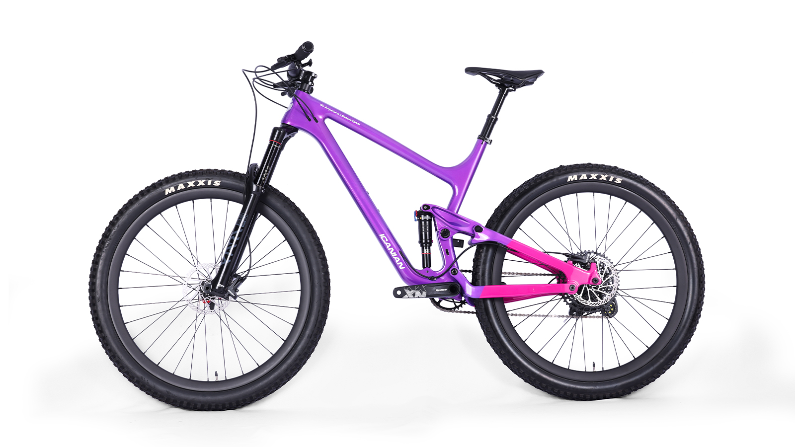 Карбоновый полноподвесный горный велосипед ICANIAN - P1