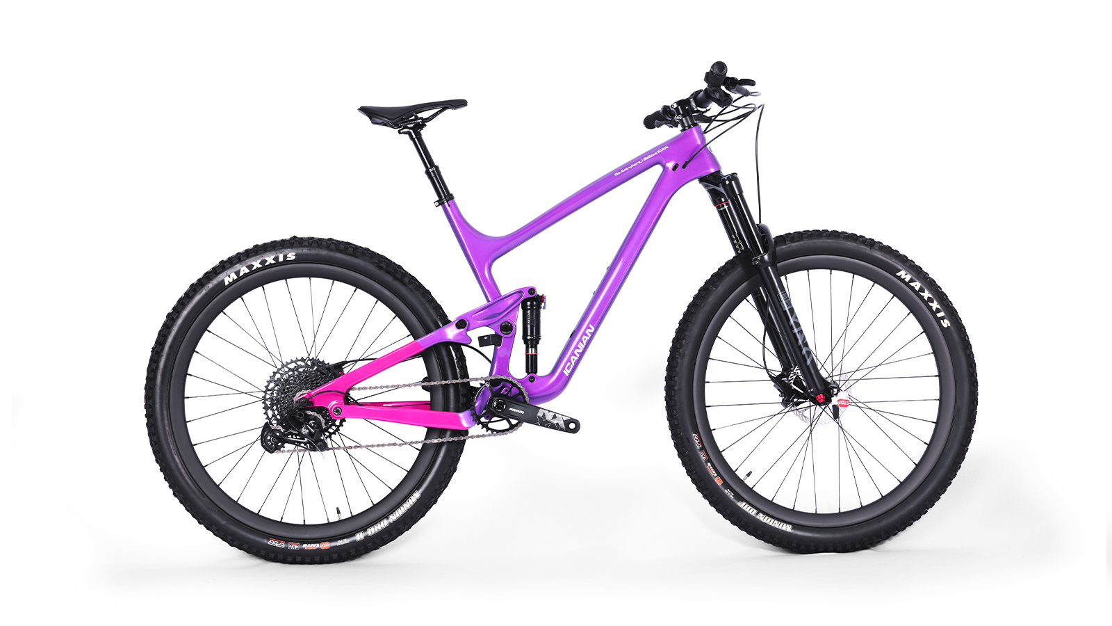 Карбоновый полноподвесный горный велосипед ICANIAN - P1