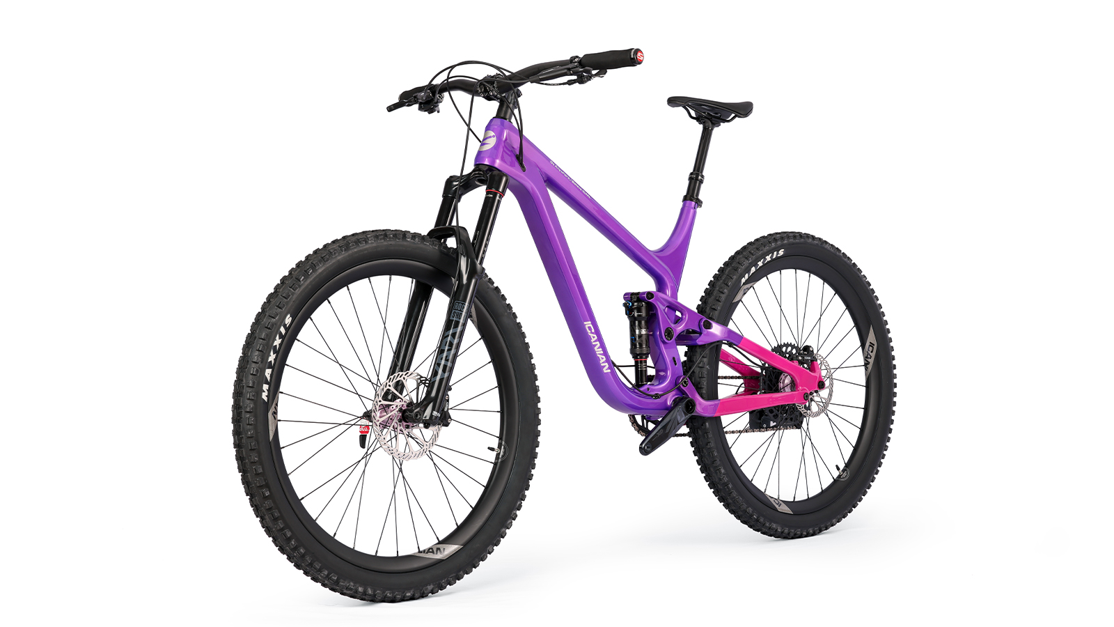 Карбоновый эндуро полноподвесный MTB велосипед ICANIAN - P9