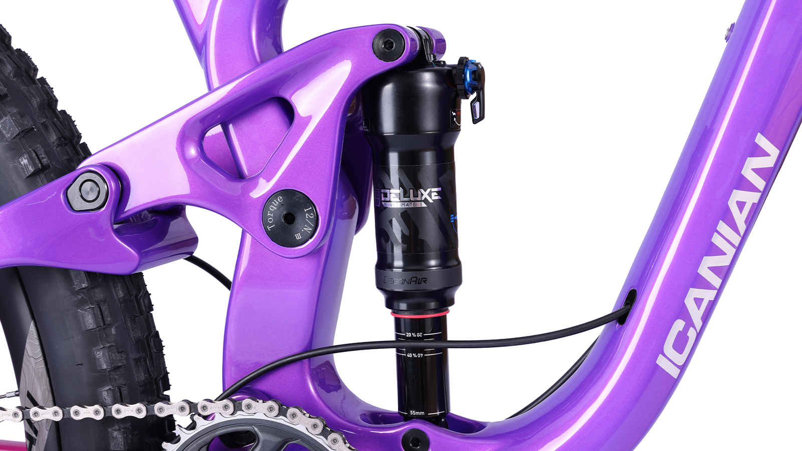 Карбоновый эндуро полноподвесный MTB велосипед ICANIAN - P9