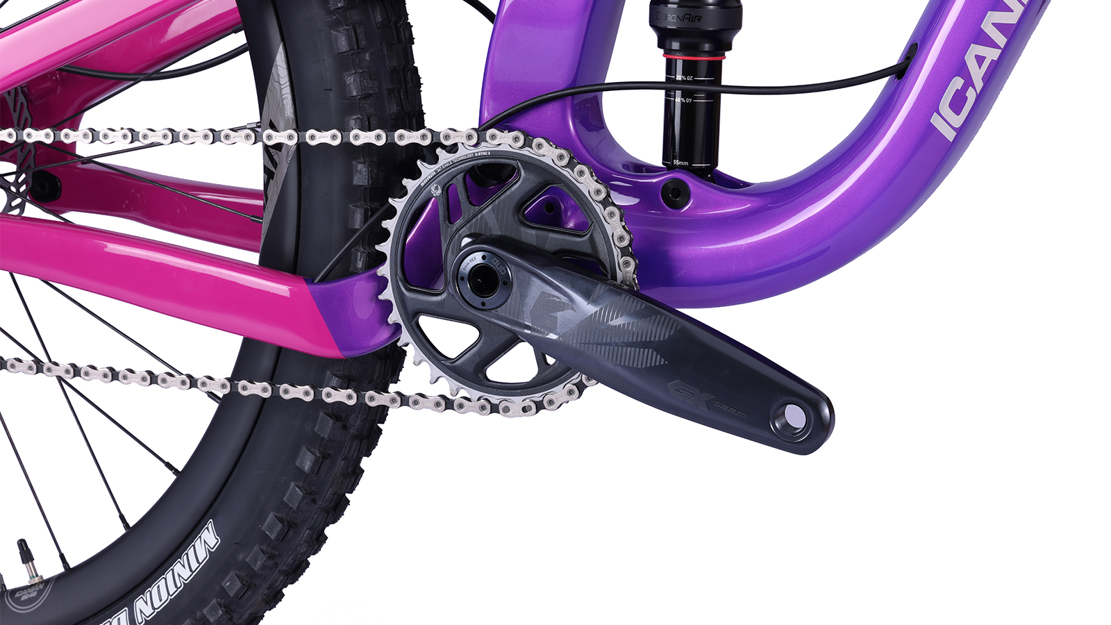 Карбоновый эндуро полноподвесный MTB велосипед ICANIAN - P9