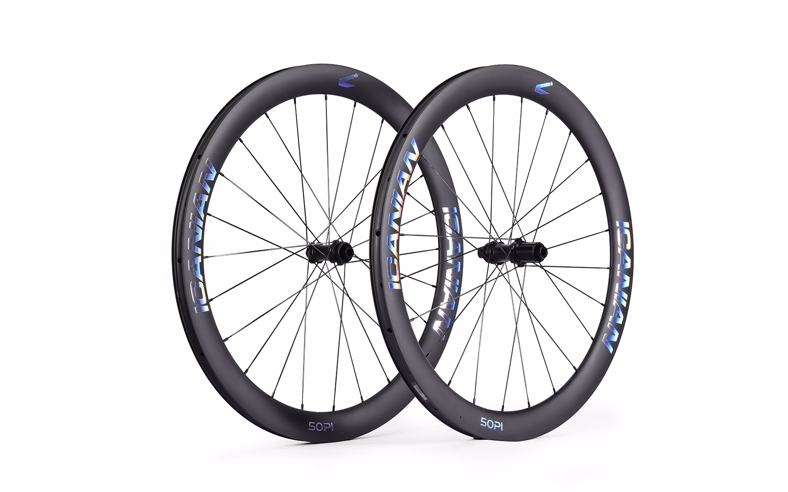 ICANIAN 50PI Ultra-Light Carbon RoadGravel Wheelset
