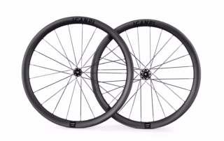 ICANPI 40C Lightweight Carbon RoadGravel Wheelset with Carbon Spokes