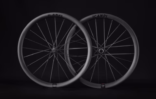 ICANPI 40C Lightweight Carbon RoadGravel Wheelset with Carbon Spokes