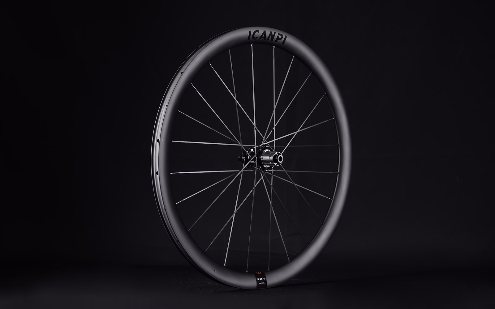 ICANPI 40C Lightweight Carbon RoadGravel Wheelset with Carbon Spokes