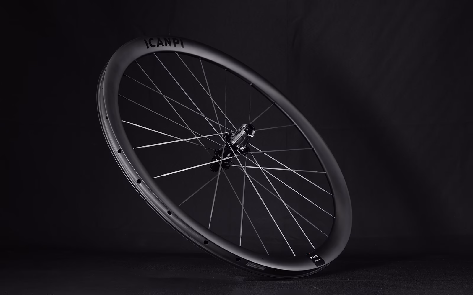 ICANPI 40C Lightweight Carbon RoadGravel Wheelset with Carbon Spokes