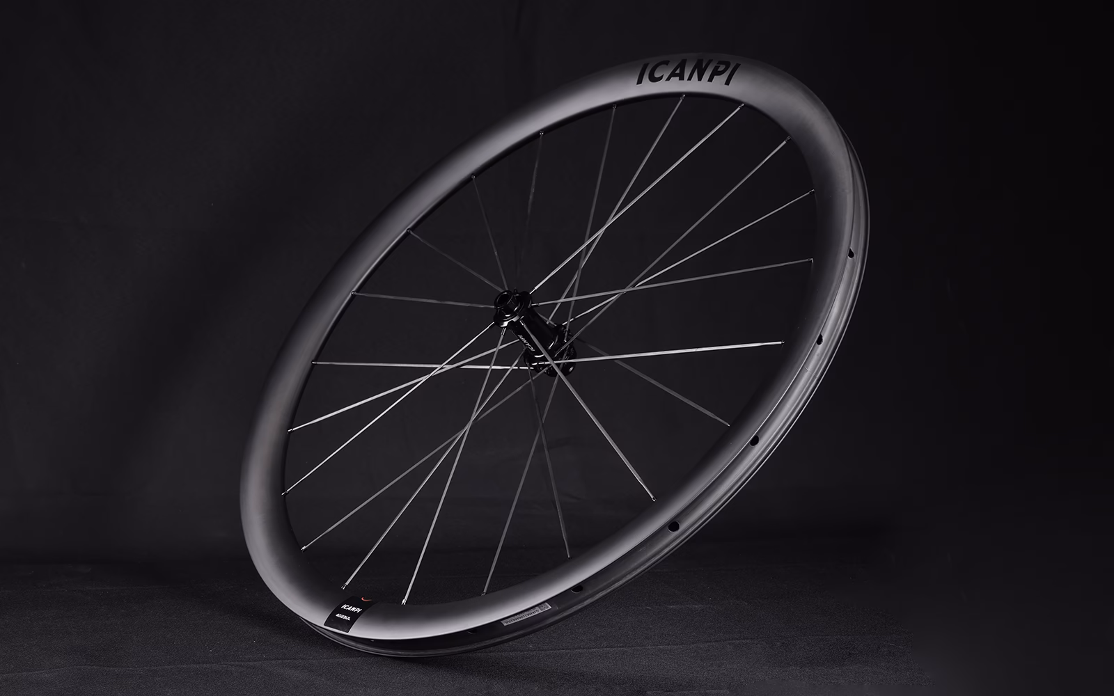 ICANPI 40C Lightweight Carbon RoadGravel Wheelset with Carbon Spokes
