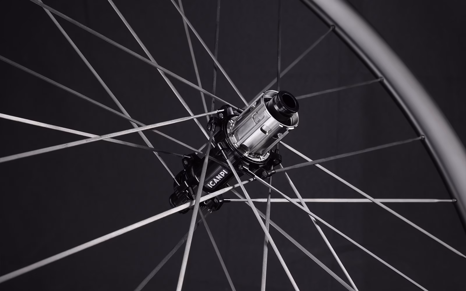 ICANPI 40C Lightweight Carbon RoadGravel Wheelset with Carbon Spokes