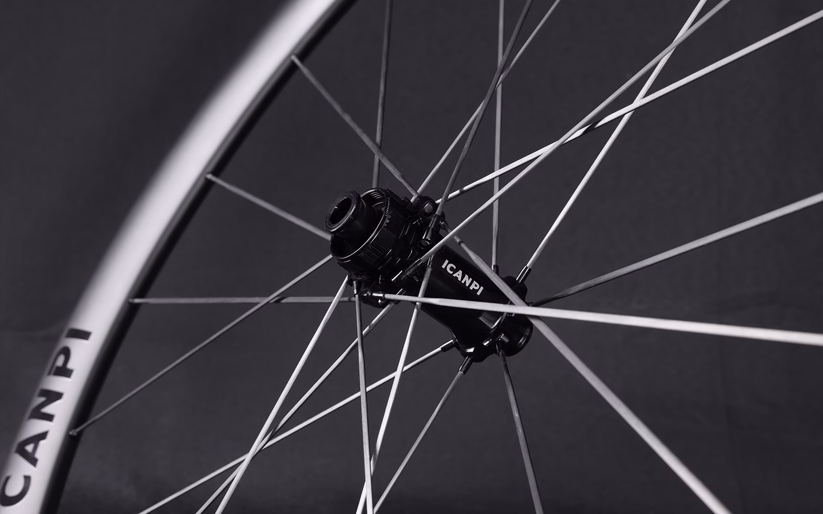 ICANPI 40C Lightweight Carbon RoadGravel Wheelset with Carbon Spokes