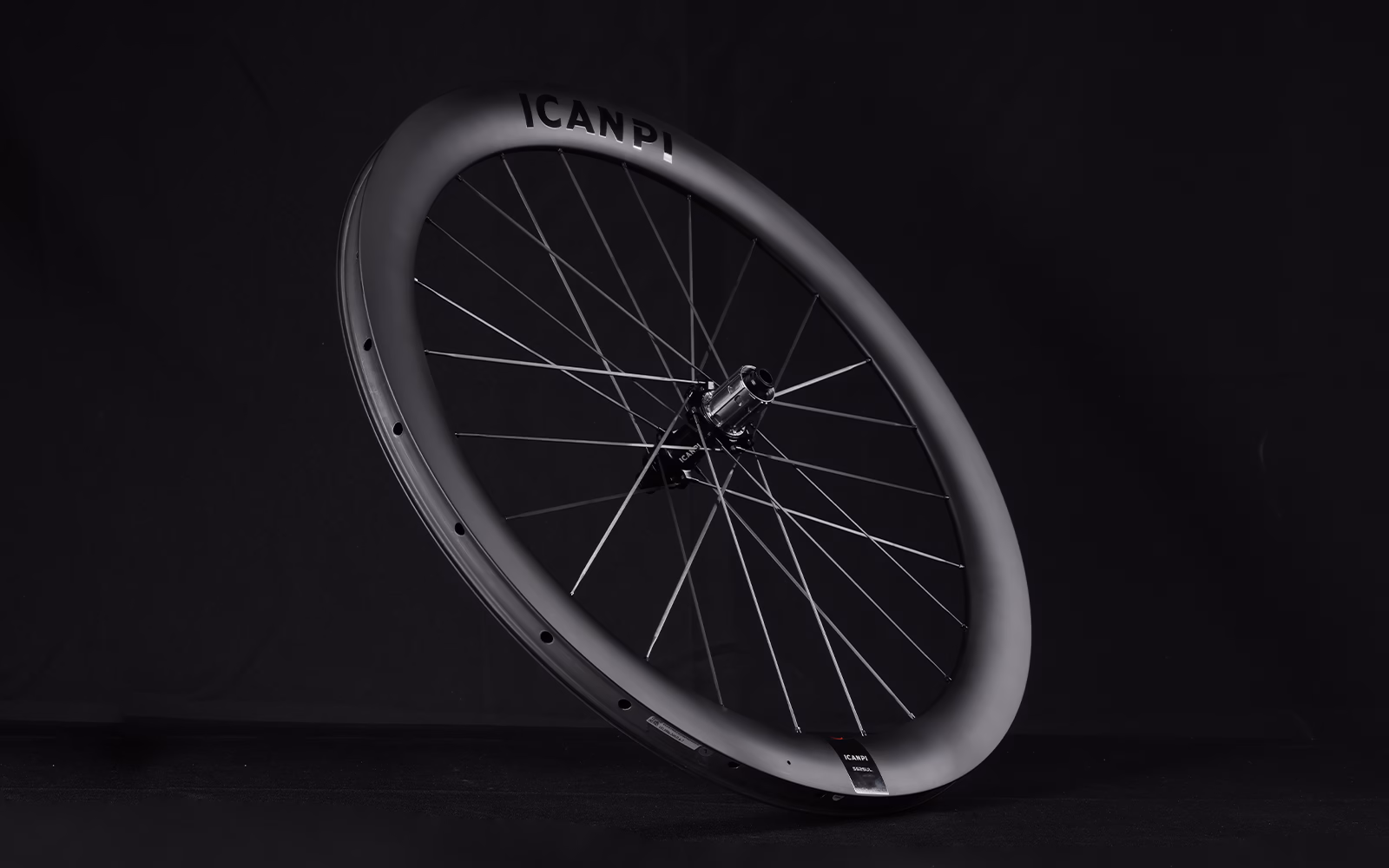 ICANPI 55C UCI Aero Carbon Road Disc Wheelset Carbon Spokes